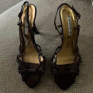 Brown Charles David sling back